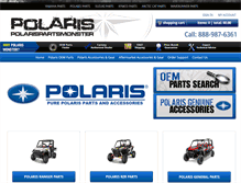 Tablet Screenshot of polarispartsmonster.com